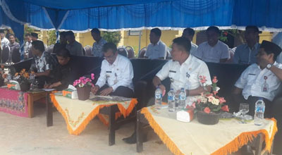 Usai Apel Bersama, Bupati Kuansing Kunjungi Tenaga Pendidik di Kecamatan Pucuk Rantau